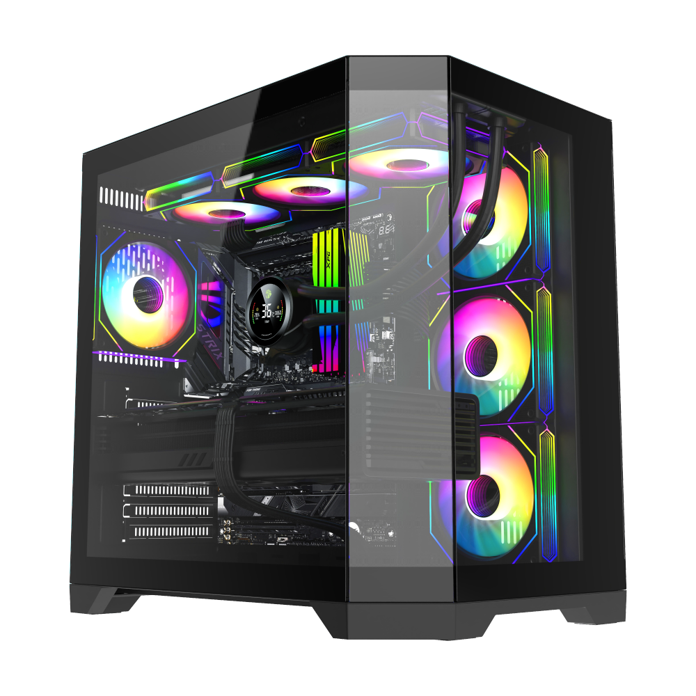 ATX Case Gamemax Hype Black