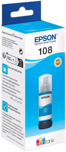 Epson EcoTank 108 Ink Cyan - C13T09C24A