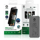 Green 9H Steve Glass Screen Protector for Iphone Cl