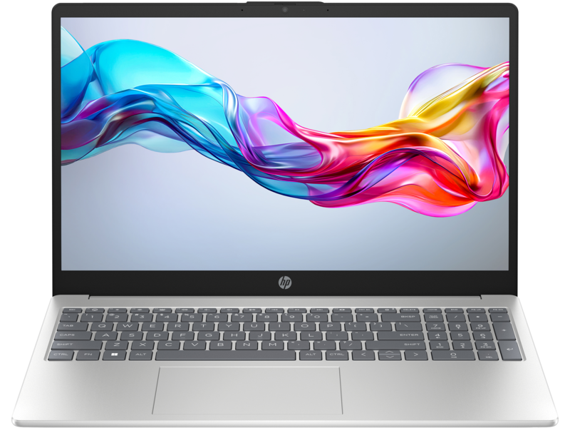 HP Laptop 15-fd0458nia i7-1255U 8GB/512GBSSD/15.6"FHD/DOS/NATURAL-SILVER/ENG