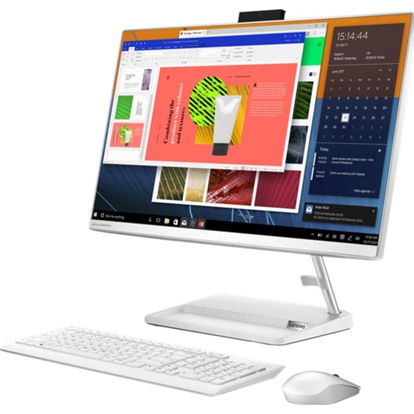 Lenovo Aio-3 23.8" Multi-TCH i7-1165G7 8GB/1TBHDD/MX450-2GB/DOS/WHITE/ARB