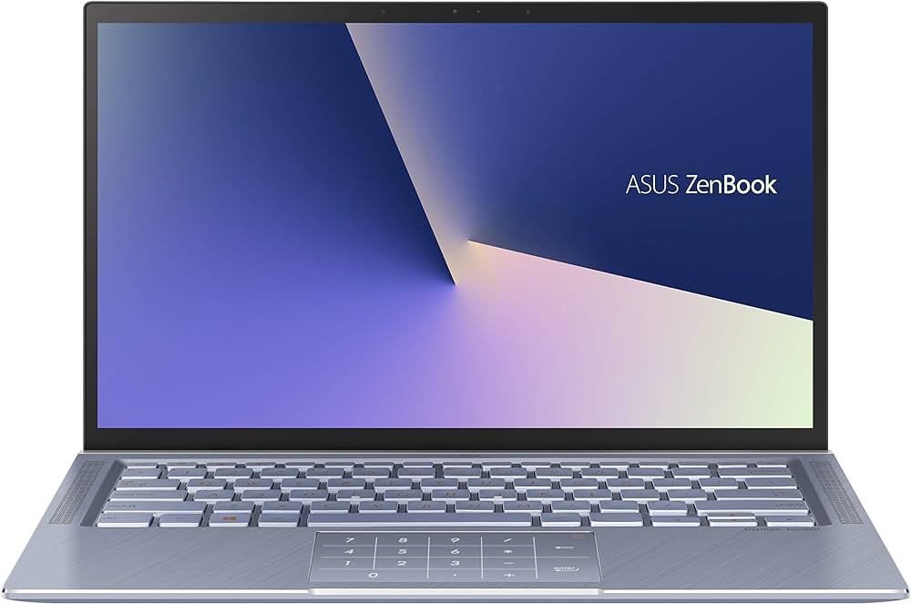 Asus Laptop UX431FL-AN057T 14'FHD I5-10210U/8GB/512GB/2GB/Win10/Silver Blue Metal/Illuminated Chicklet UK KB/CMOS HD/FP/ARB