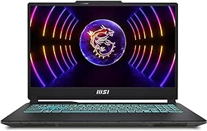 MSI Gaming Laptop Cyborg 15 I7-13620H/16GB/512GBSSD/8GB/RTX5060/15.6"FHD/144Hz/DOS/BLK/ENG