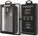 iPhone X / XS Ferrari Urban - Off Track PU Leather Hard Case - Black