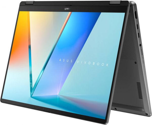 ASUS Laptop Vivobook 14 Flip TP3407SA-SG161W U7-256V 16GB/512GBSSD/14"WUXGA/WIN11-H/MATTE-GRAY/ENG/W-STYLUS