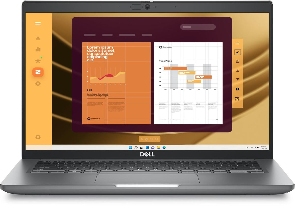 Dell Laptop Latitude 5450 U7-155U 16GB/512GBSSD/14"FHD/IPS/TOUCH/WIN11-Pro/GREY/BACKLIT KB/ENG