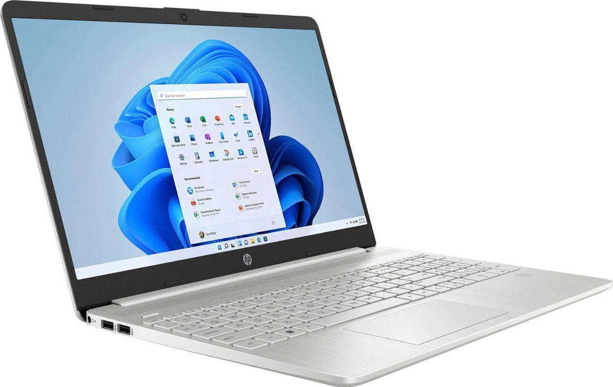 Hp Laptop 15s-fq0008nia Cel-N4120 4GB/256GBSSD/15.6"HD/DOS/NATURAL-SILVER/ENG