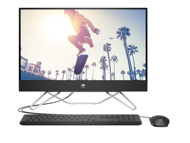HP AIO 24-cb1490nh i5-1235U 8GB/512GBSSD/23.8"FHD/TCH/DOS/JET-BLACK/ENG