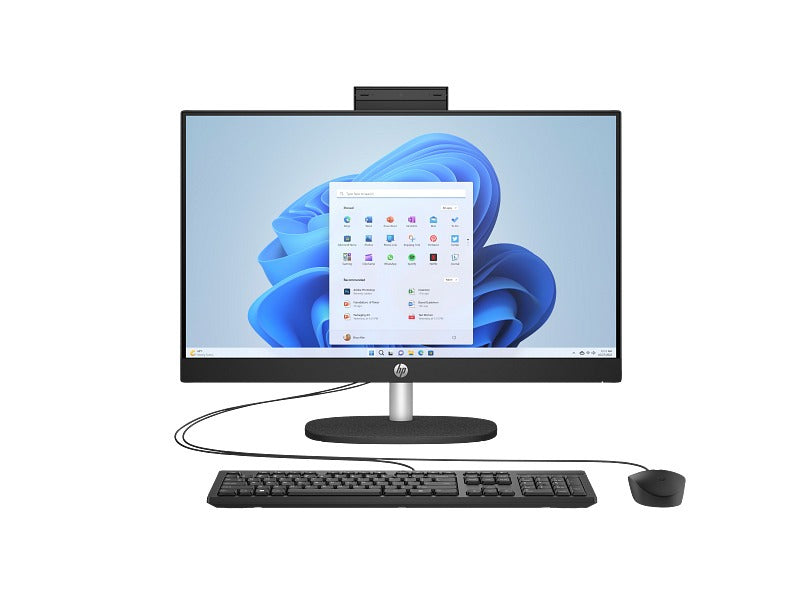 HP AIO 24-cr0300nh i3-1315U 8GB/512GBSSD/23.8FHD/N-TCH/DOS/BLACK/ENG