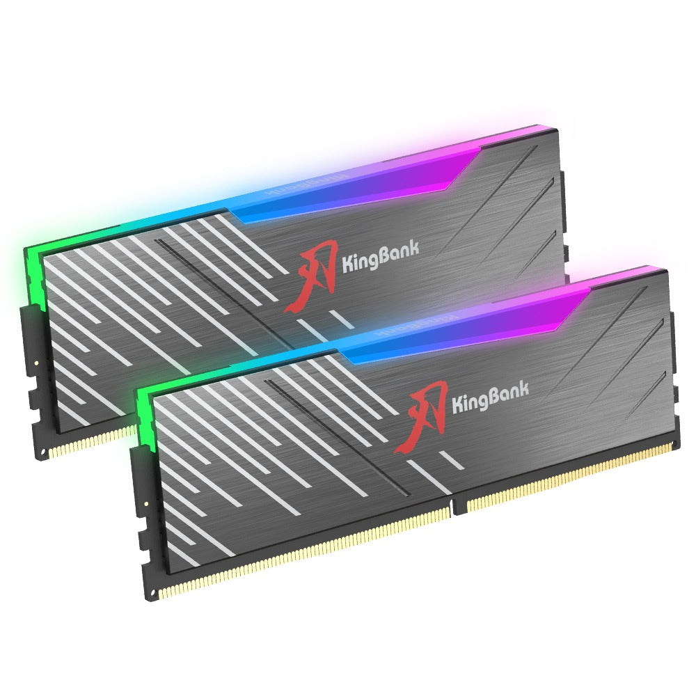 Kingbank 8GB*2 KRRB Series DDR4 3200MHz LODIMM Black Heatsink RGB DRAM SET