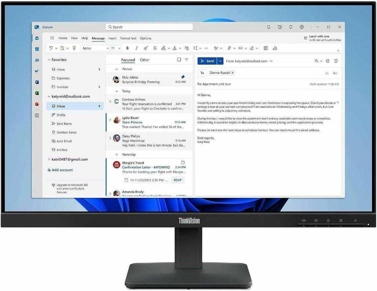 Lenovo Monitor ThinkVision 23.8" S24-4e