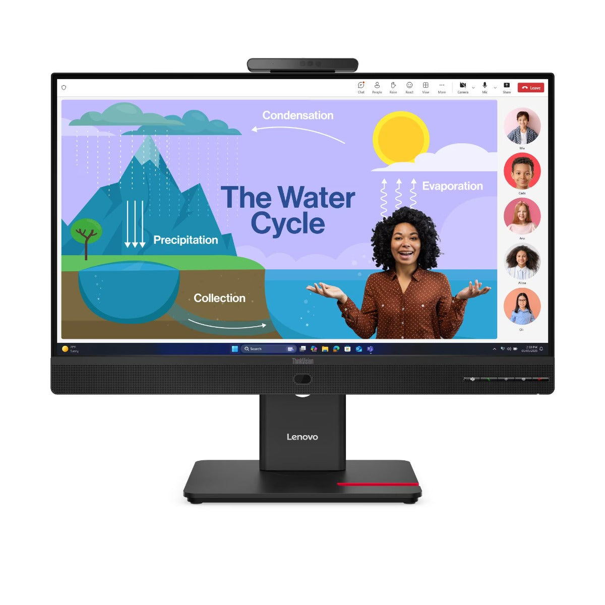 Lenovo Monitor ThinkVision 23.8"FHD T24D-4v IPS 120Hz Black